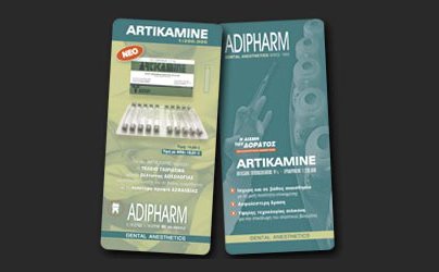 Anesthetics promotional card