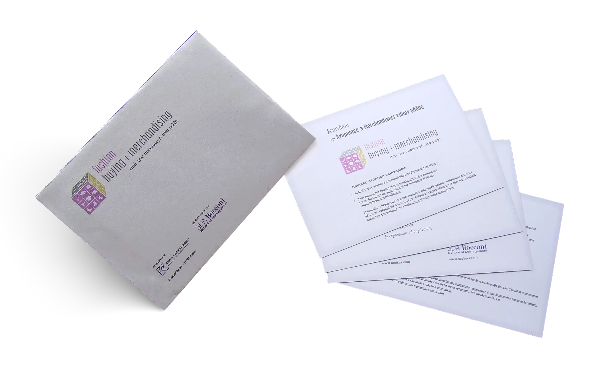 Retail sales seminar invitation // Digital printing on specialty papers