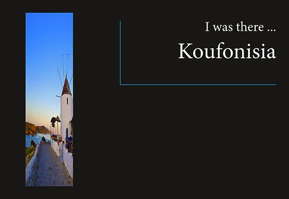 Εικόνα εξωφύλλου φωτογραφικού Λευκώματος για τα Κουφονήσια.  Εικόνα-Σύνδεσμος για σελίδα υπηρεσίας ψηφιακού ξεφυλλίσματος.